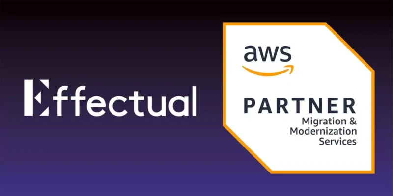 Effectual and AWS Partner Migration and Modernization Services competency badge