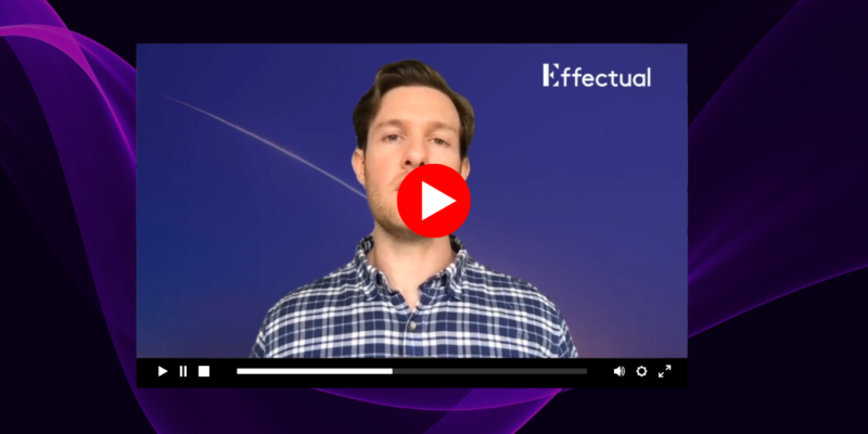 Video thumbnail of an Effectual speaker discussing platform engineering strategy