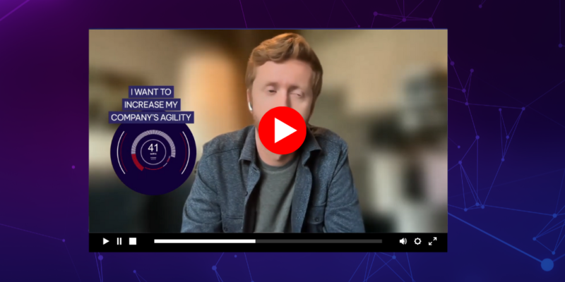 Video thumbnail of an Effectual speaker with a business agility gauge graphic overlay