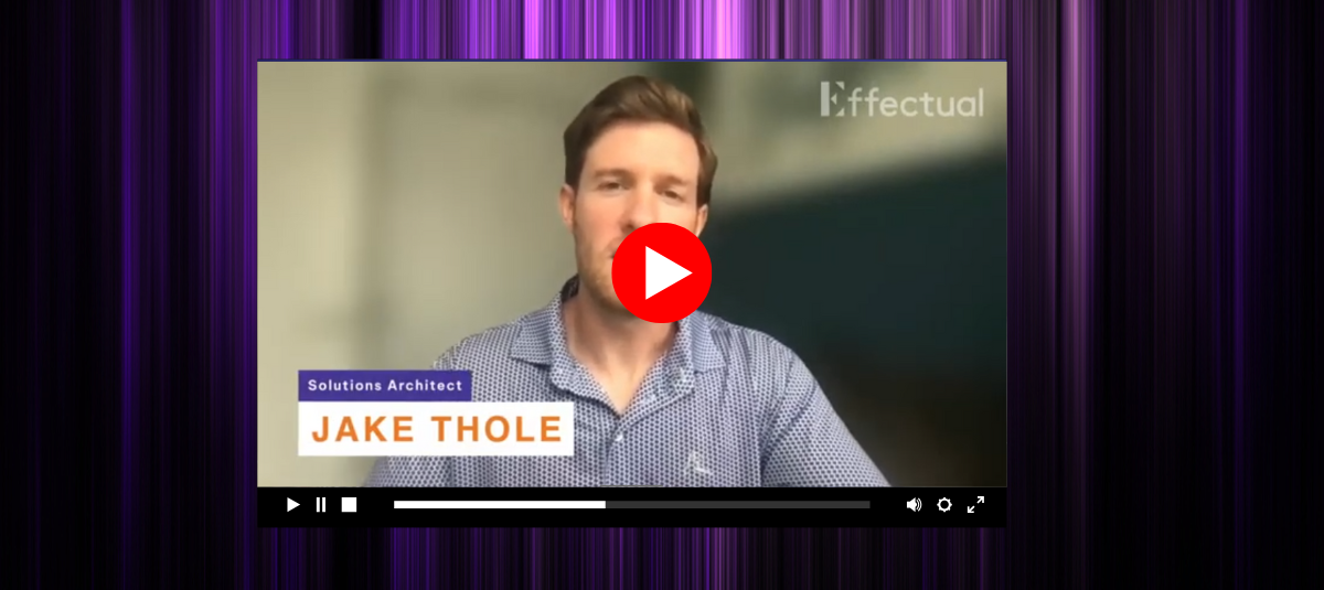 Video thumbnail of Jake Thole, Solutions Architect at Effectual, discussing Terraform ROI