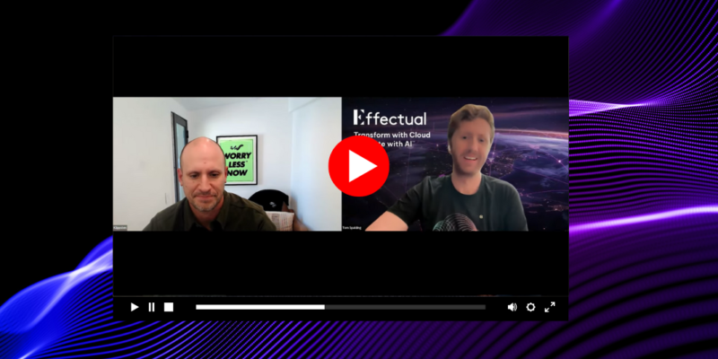 Video call thumbnail of two Effectual colleagues discussing automated Terraform pipelines