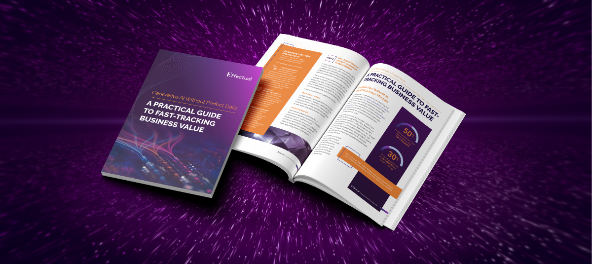 Cover mockup of the "Generative AI Without Perfect Data" practical guide eBook