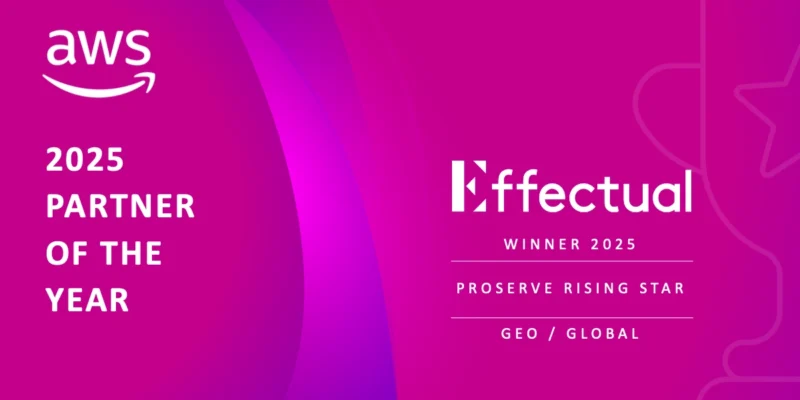 Effectual Recognized as 2025 AWS ProServe Rising Star Partner of the Year