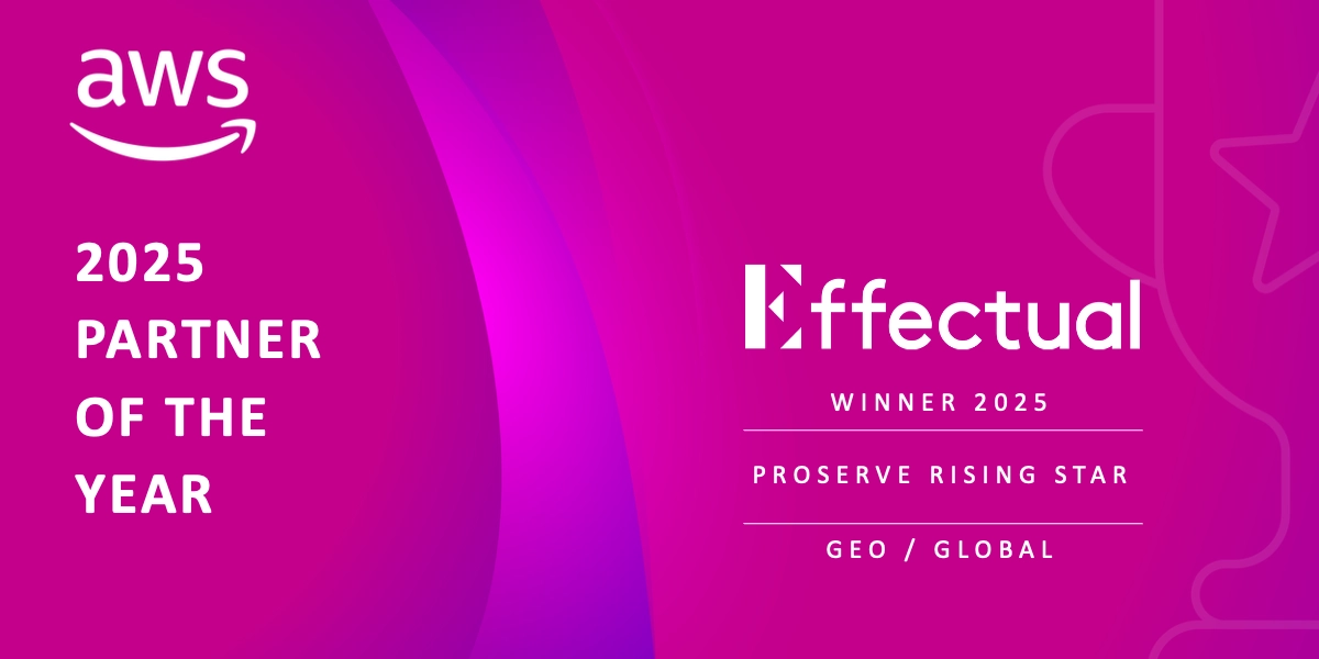 Effectual Recognized as 2025 AWS ProServe Rising Star Partner of the Year