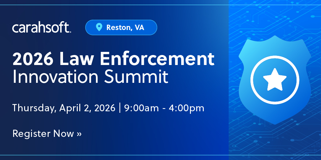 2026 Law Enforcement Innovation Summit event promotional graphic
