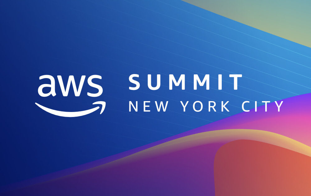 AWS Summit New York City logo banner